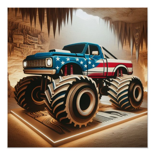 PÓSTER MONSTER TRUCK POSTER (Frente)