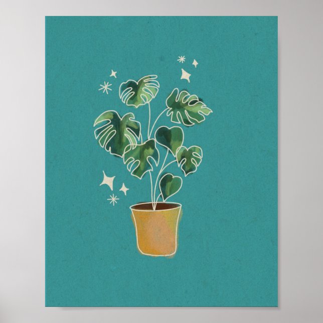 Poster Monstera Mãe (Frente)