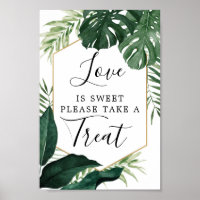 Monstera Tropical Amor é Sinal De Favor Bonito