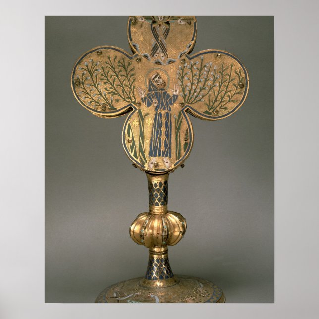 Póster Monstrance reliquary de Ruas. Francis de Assisi, 1 (Frente)