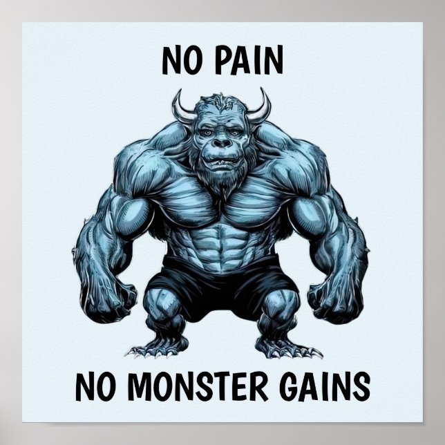 Poster Monstro Corado (Frente)