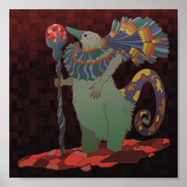 Poster Monstro da Água (Frente)