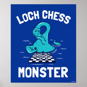 Poster Monstro da xadrez do Loch