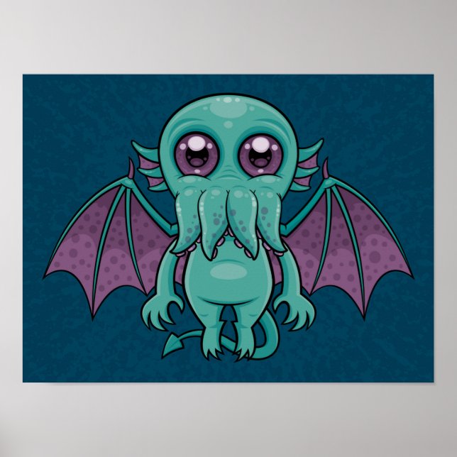 Poster Monstro de Cthulhu, Bebê Cento (Frente)