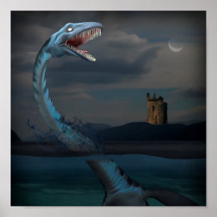 Poster Monstro de Loch Ness (Creeptid)