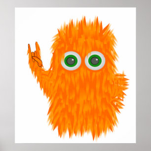 Póster Monstro de Música