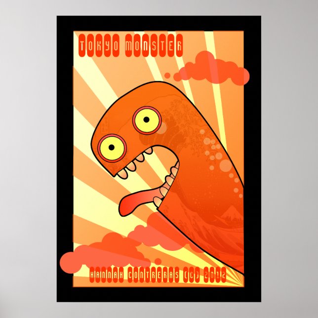 Póster Monstro de Tóquio (Frente)