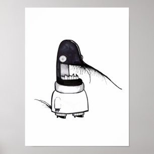 Póster Monstro diário 100