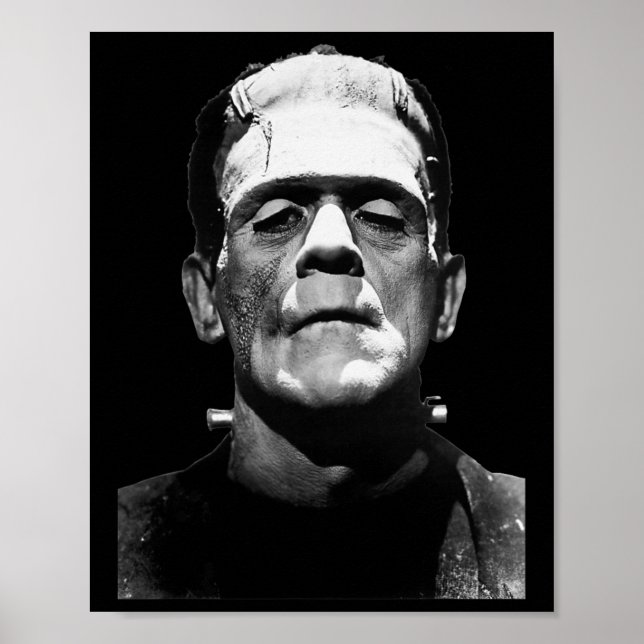 Poster Monstro do Filme Horror do Monstro das Halloween (Frente)