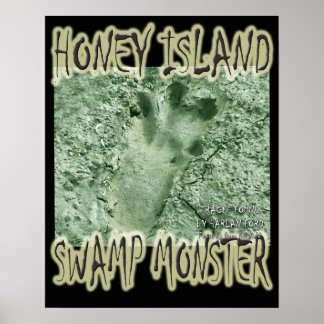 Poster Monstro do Swamp da Ilha Honey Island