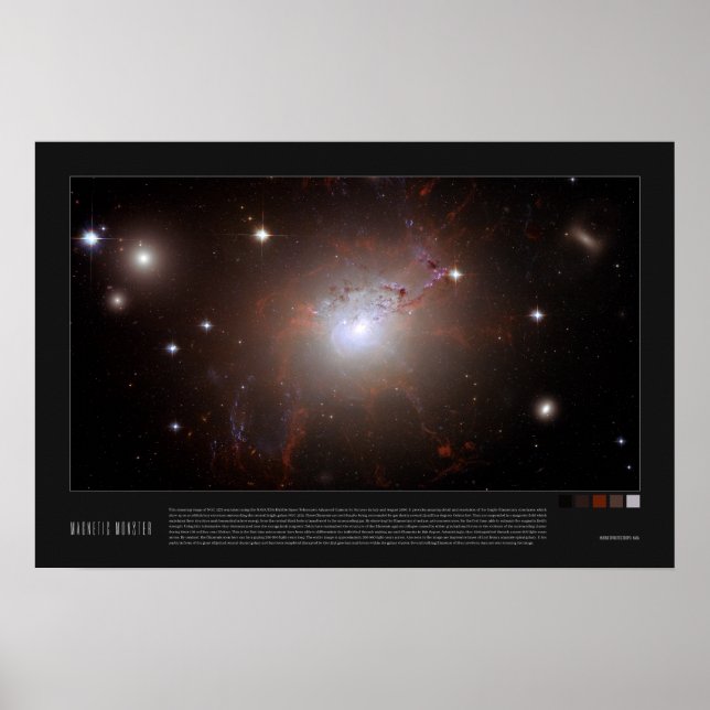 Poster Monstro magnético (NGC 1275) (Frente)