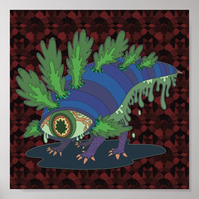 Poster Monstro Parasita (Frente)