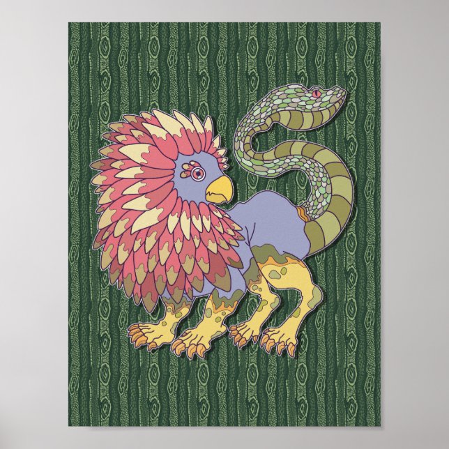 Poster Monstro Quimera (Frente)