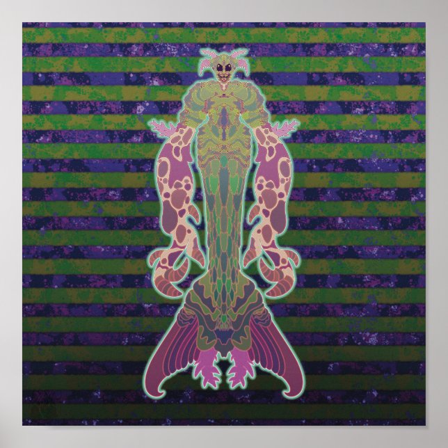 Poster Monstro Sereia (Frente)
