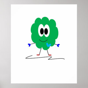 Póster Monstro Verde