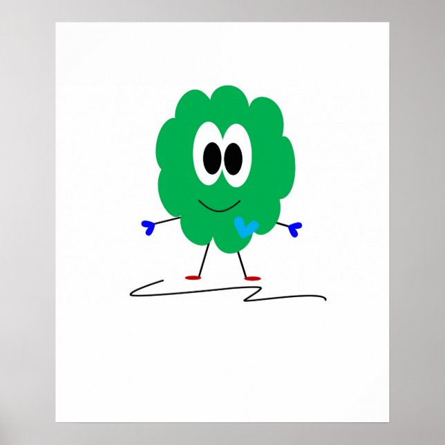 Póster Monstro Verde (Frente)