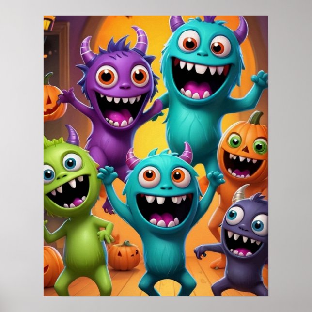Poster Monstros (Frente)