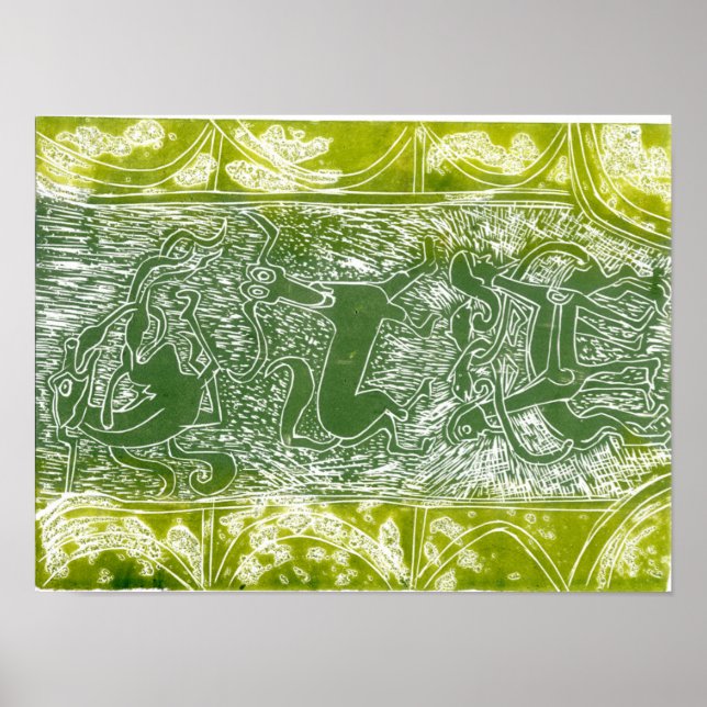 Poster Monstros de Aberlamno (Frente)