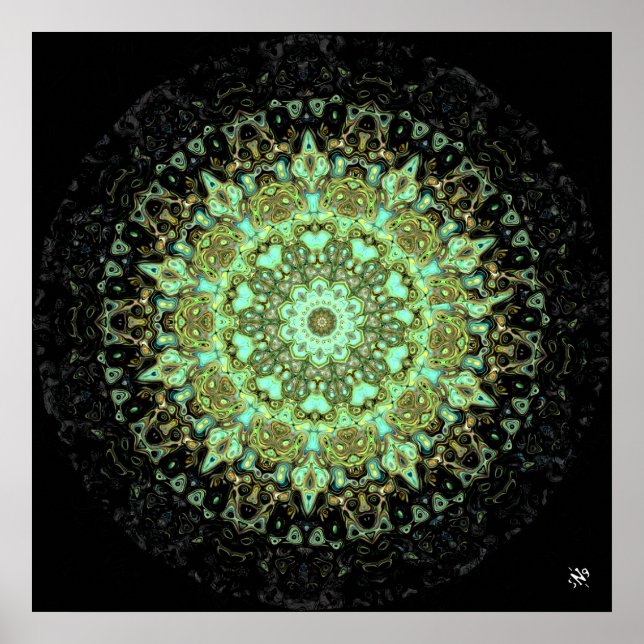 Poster Monstros de Mandala (Frente)