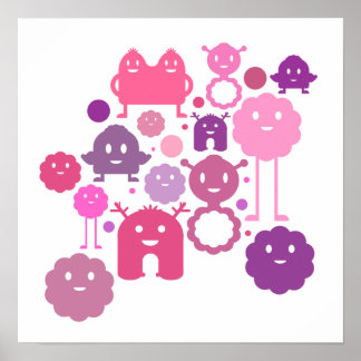 Póster Monstros Impressão!