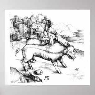 Póster Monstrous Pig