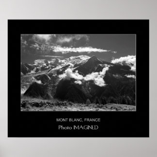 PÓSTER MONT BLANC, CHAMONIX, FRANÇA
