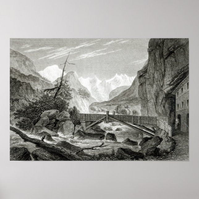 Póster Mont Blanc das Banheiras de Rua. Didier (Frente)