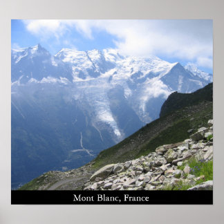 Póster Mont Blanc, França
