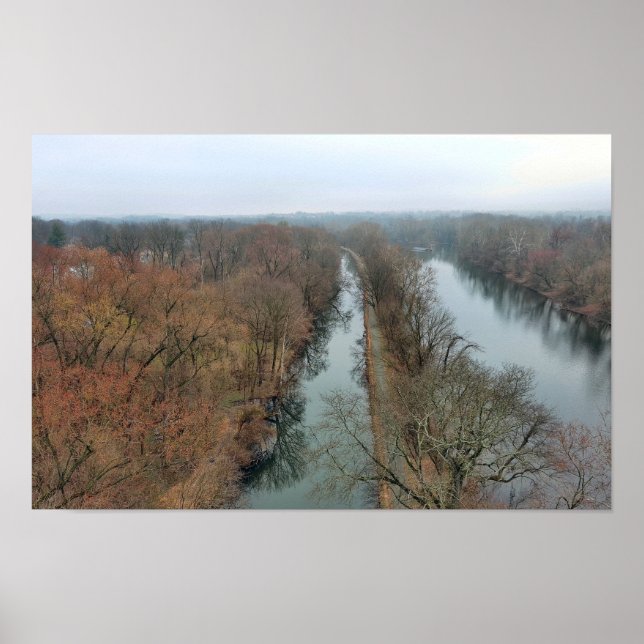 Poster Mont Clare Schuylkill River PA (Frente)