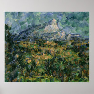 Póster Mont Sainte-Victoire, 1904-05