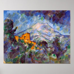 Poster Mont Sainte-Victoire, Paul Cezanne