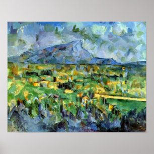 Póster Mont Sainte-Victoire por Paul Cezanne