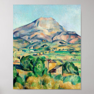 Poster Mont Sainte-Victoire por Paul Cézanne