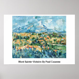 Poster Mont Sainte-Victoire Por Paul Cezanne