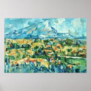 Póster Mont Sainte-Victoire por Paul Cézanne (a melhor