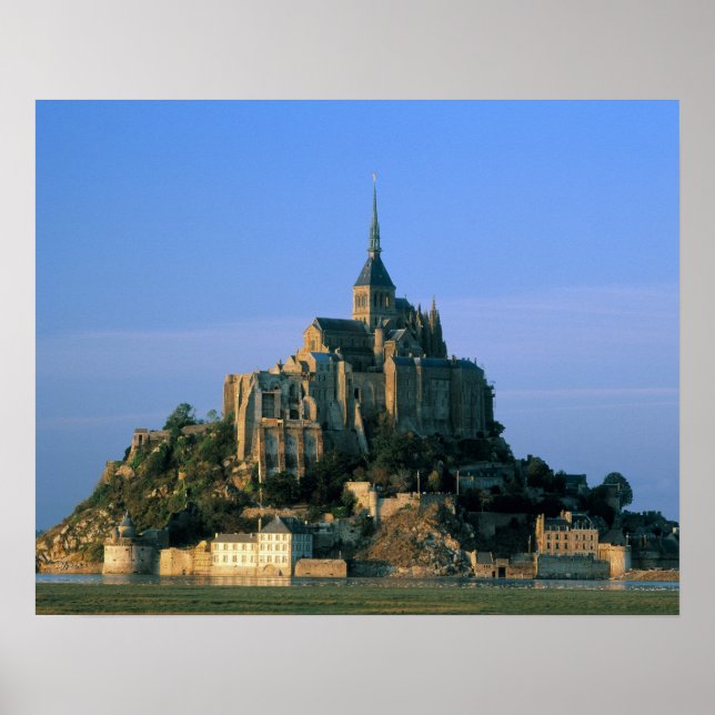Poster Mont St Michel, Mancha, Normandia, França (Frente)