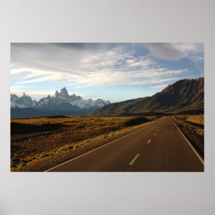 Poster Montagem Fitz Roy e montagem Cerro Torre