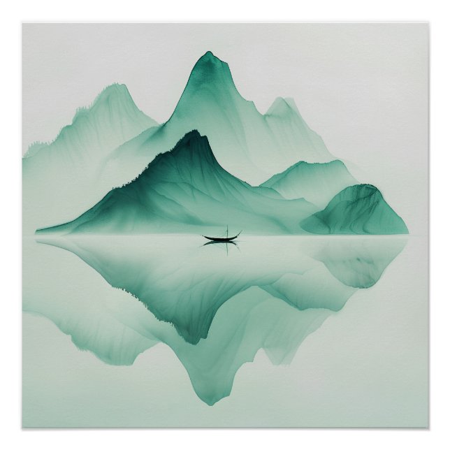 Póster Montagne Brumeuse (Frente)