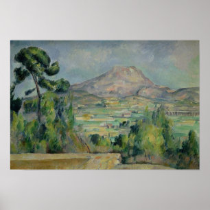 Póster Montagne Sainte-Victoire, c.1887-90
