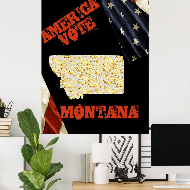 POSTER MONTANA (Escritório em casa)