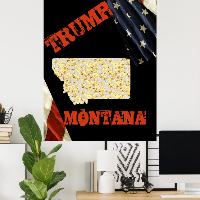POSTER MONTANA (Escritório em casa)
