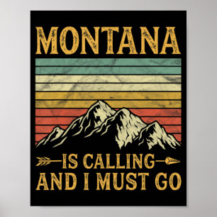 Poster Montana Está Ligando E Eu Preciso Ir
