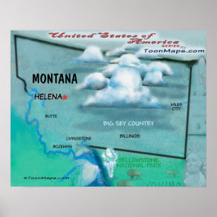 Poster Montana EUA