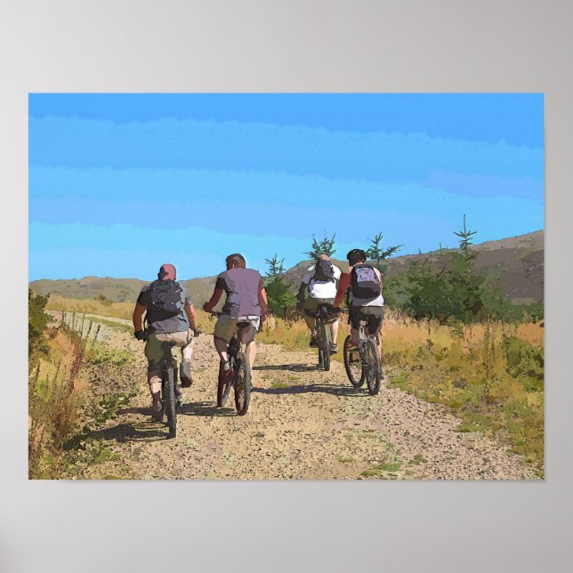 PÓSTER MONTANHA BIKING (Frente)