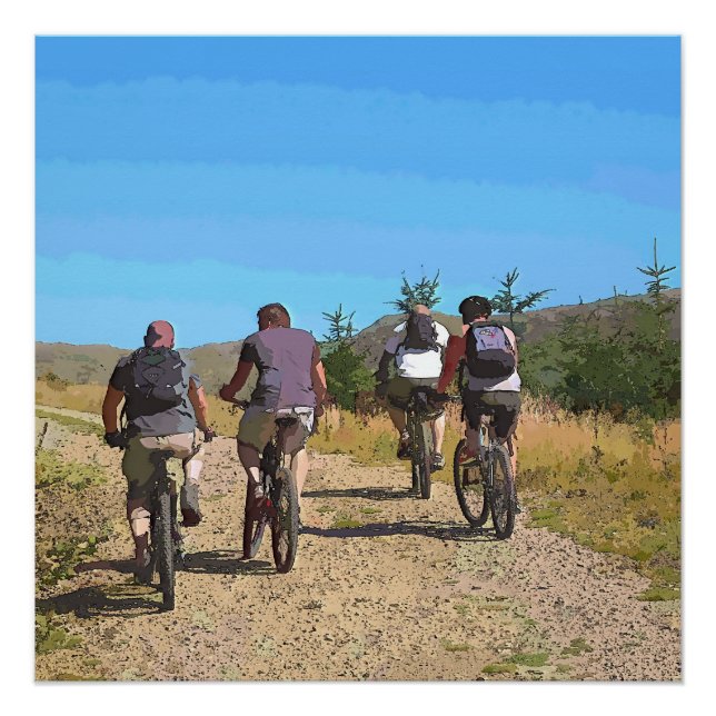 PÓSTER MONTANHA BIKING (Frente)