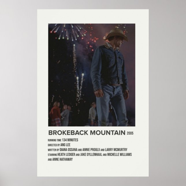 Poster montanha Brokeback 2005 (Frente)