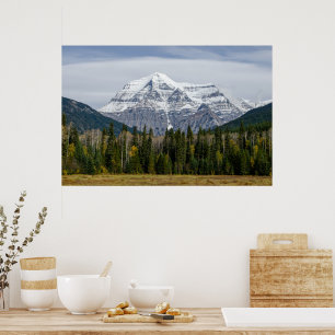 Poster Montanha Canadiana Picturesca, Monte Robson