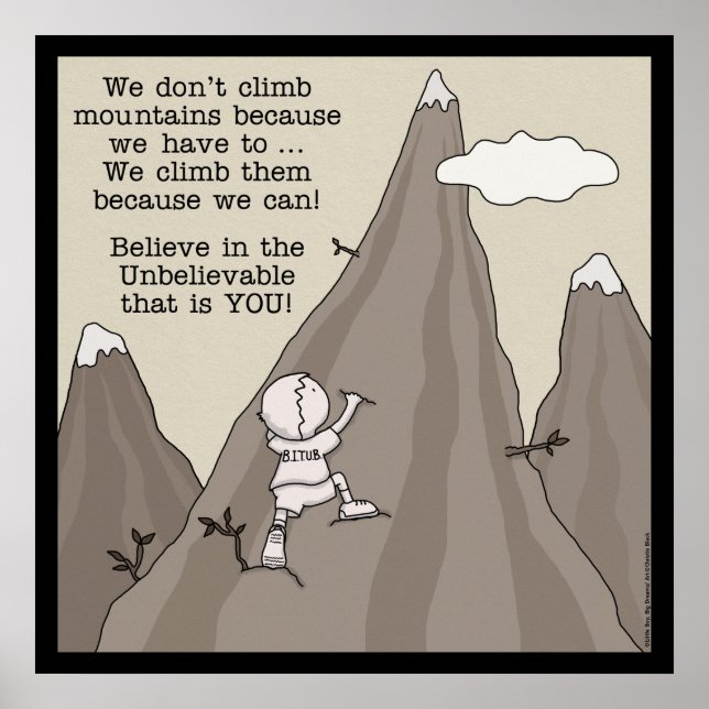 Póster Montanha Clima (Frente)