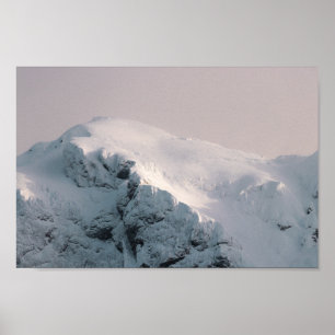 Poster Montanha coberta de neve