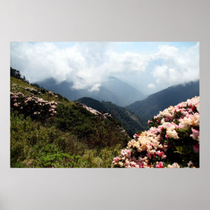 Póster Montanha de HeHuan, parque nacional de Taroko, ©